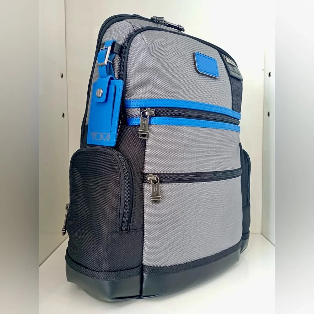 NWT TUMI Parrish Backpack Dark Gray Blue - Picture 2 of 6